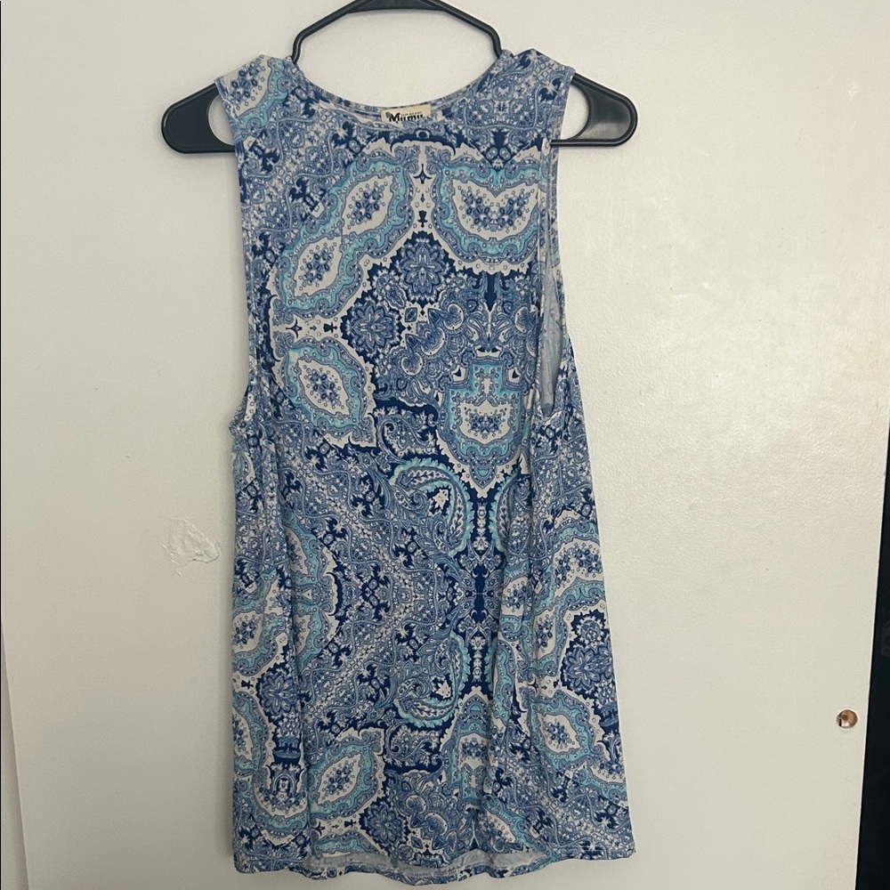 Show Me Your Mumu Blue Paisley Shift Dress